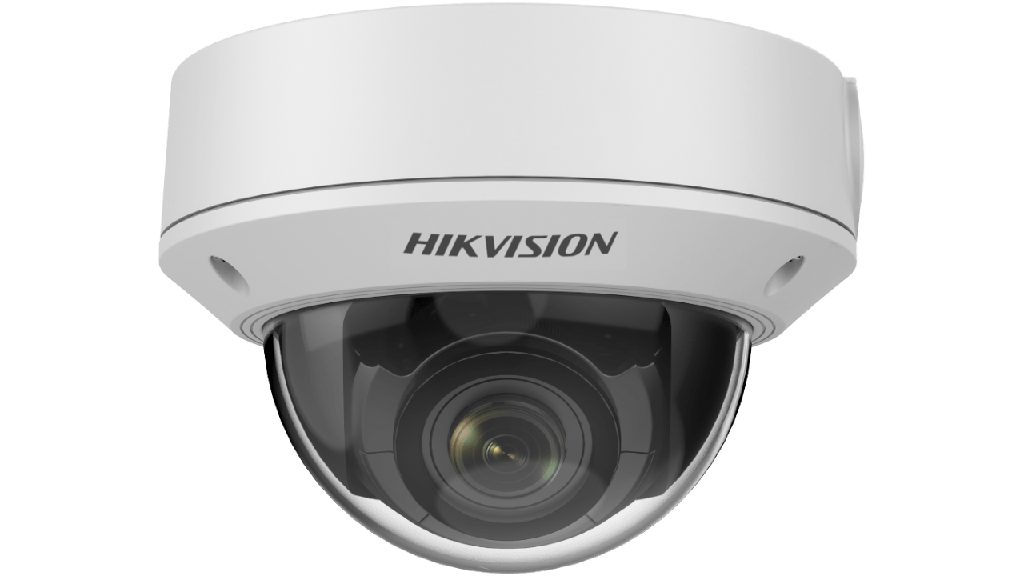 Hikvision Domo IP 5MP VF 2.8-12mm moto. IK10 WDR H265+ POE IR 30mt