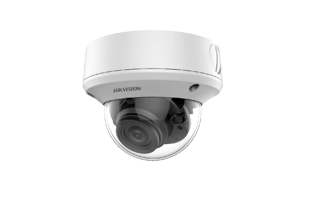 Hikvision DS-2CE5AD3T-AVPIT3ZF 2.7-13.5mm Cámara Domo Varifocal Motorizada Antivandalismo Luz ultrabaja de 2 MP