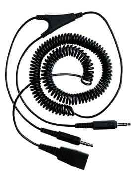 [8734-599] Jabra Cable Adaptador QD a Dual 3.5mm