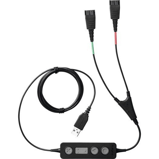 [265-09] Jabra Adaptador para Auriculares Jabra LINK 265, Desconexión rápida a USB/QD