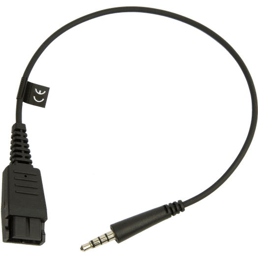 [8800-00-99] Jabra Cord - QD a cable de extensión recto de 3.5 Jack