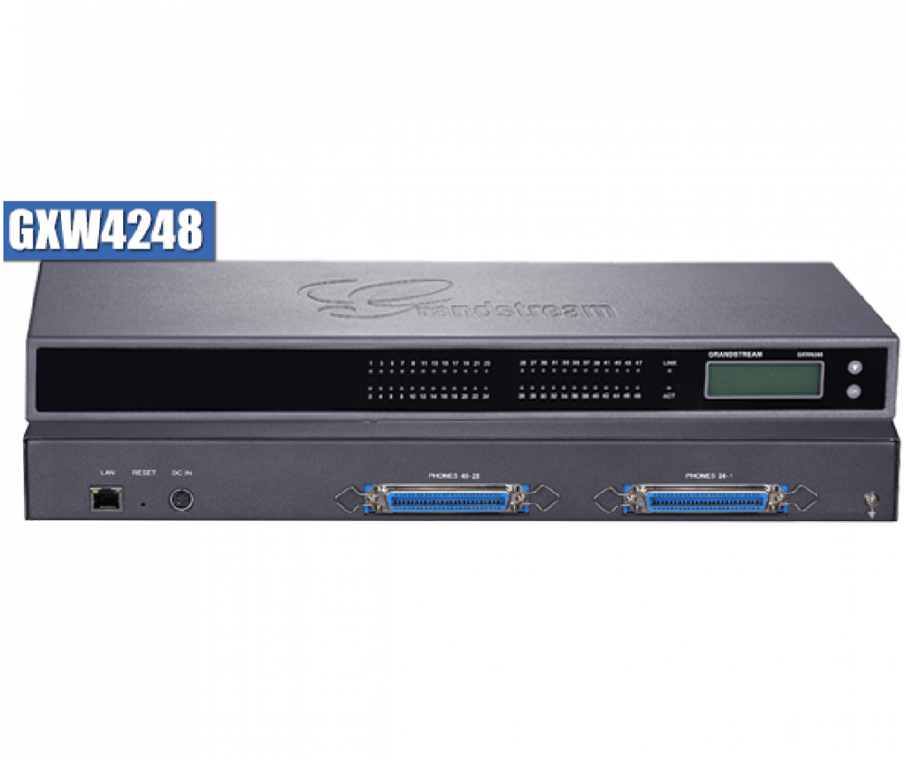 Grandstream GXW4248 Gateway Alto Rendimiento 48 Puertos FXS