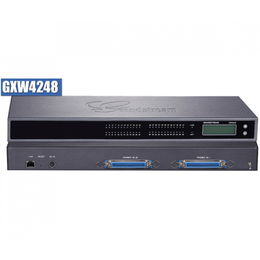 Grandstream GXW4248 Gateway VoIP 48 Puertos FXS Gigabit SIP