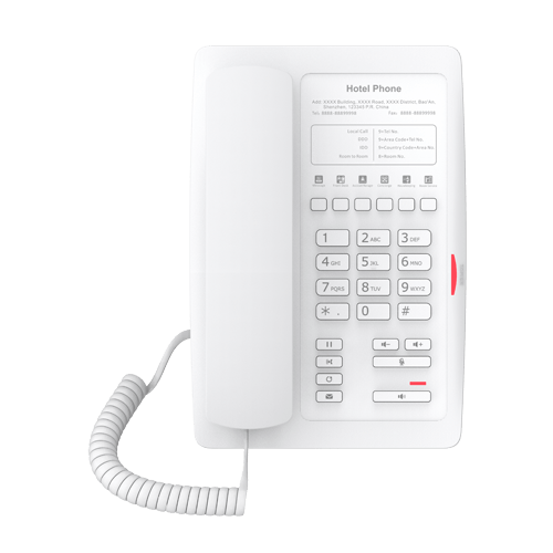 [H3W] Fanvil H3W Teléfono económico de hotel (blanco/negro) POE WIFI