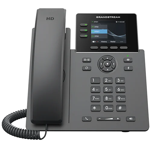 [GRP2611G] Grandstream GRP2611G Teléfono IP Profesional 3 Líneas 6 Cuentas SIP Gigabit PoE