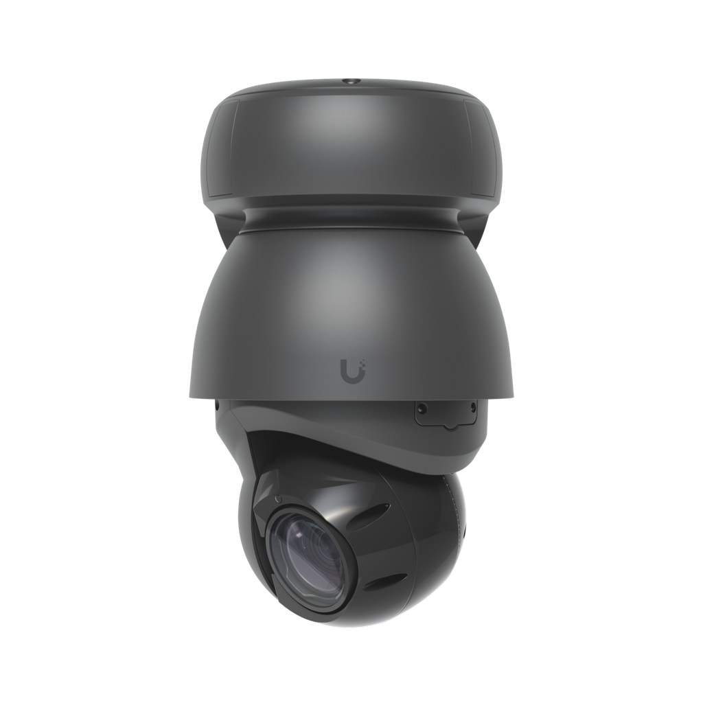 Ubiquiti UVC-AI-PTZ-B Cámara IP AI PTZ Industrial 4K de 8 MP negra