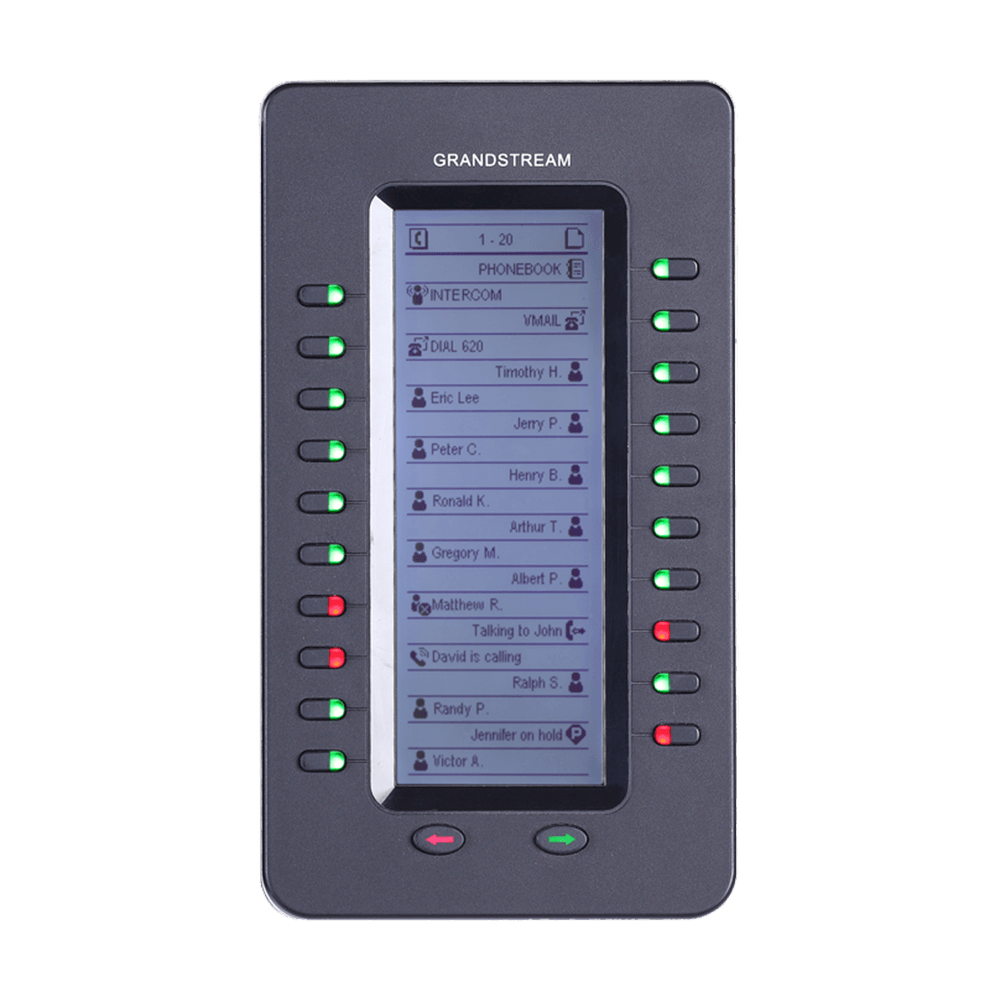 Grandstream GXP2200EXT Módulo de Expansión LCD 20 Teclas hasta 40 Contactos