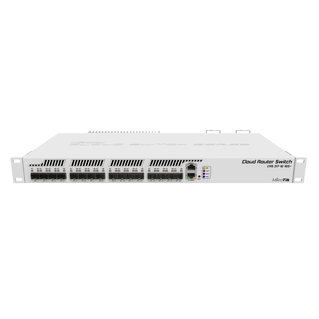 [CRS317-1G-16S+RM] MikroTik CRS317-1G-16S+RM Switch 16 SFP+ 10G + Gigabit Ethernet