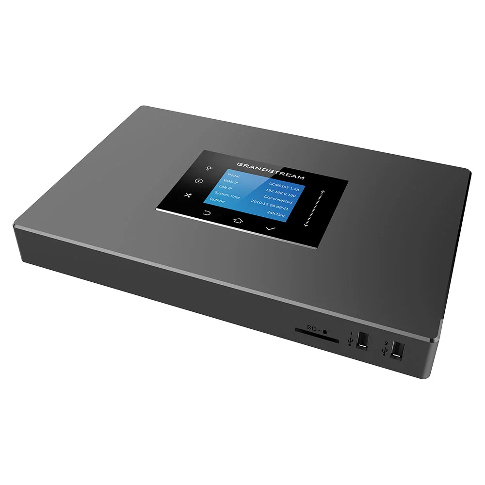 Grandstream UCM6304A Central Telefónica IP PBX Audio 4 FXO / 4 FXS hasta 1000 Usuarios