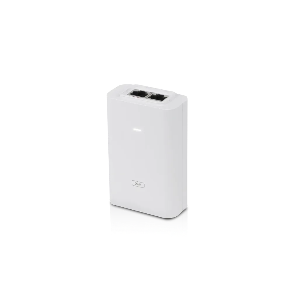 [POE-24-7W-G-WH] Ubiquiti POE-24-7W-G-WH Inyector PoE pasivo 24V 7W Gigabit