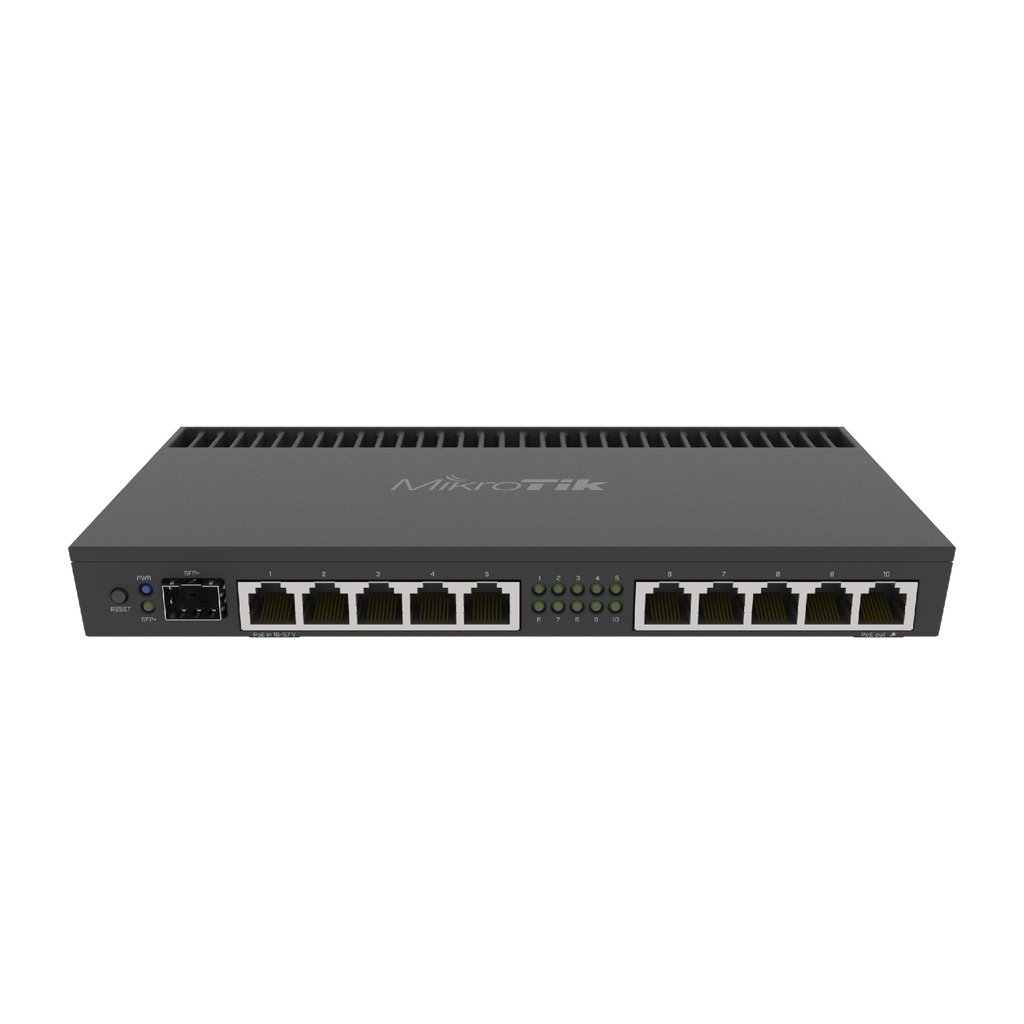MikroTik RB4011iGS+RM Router 10 puertos Gigabit + SFP+ 10G