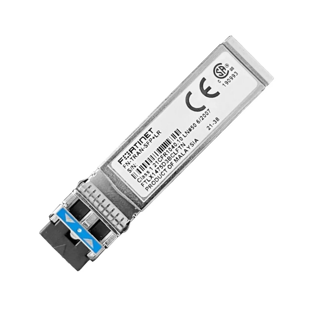 [FN-TRAN-SFP+LR] Fortinet FN-TRAN-SFP+LR Transceptor SFP+ 10GBASE-LR Monomodo 10 km