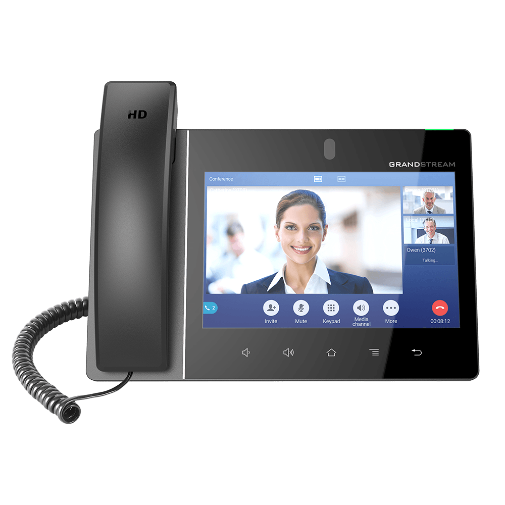 Grandstream GXV3380 Teléfono IP Video Android 16 Líneas 16 Cuentas SIP Pantalla Táctil 8" WiFi Bluetooth PoE+