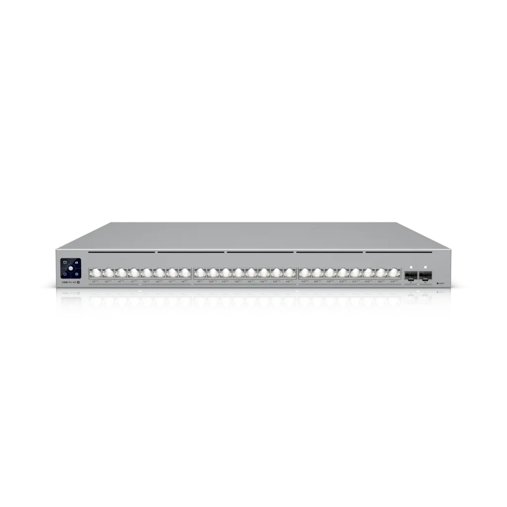 [USW-Pro-XG-24-PoE] Ubiquiti USW-Pro-XG-24-PoE Switch UniFi Pro XG 24 puertos multigigabit PoE con uplinks 25G