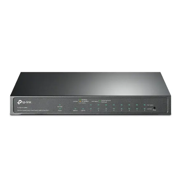 [TL-SG1210MPE] TP-Link TL-SG1210MPE Switch Gigabit 8 puertos PoE+ con 2 uplinks Gigabit