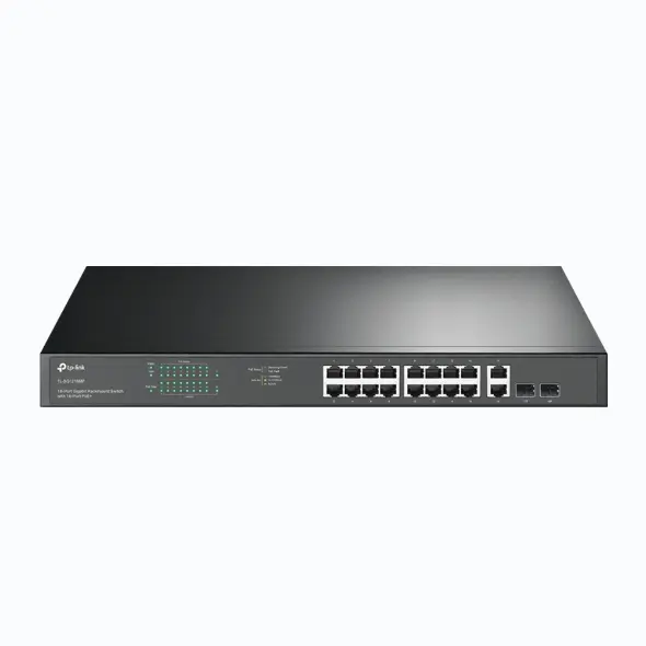 [TL-SG1218MP] TP-Link TL-SG1218MP Switch Gigabit 16 puertos PoE+ con 2 uplinks