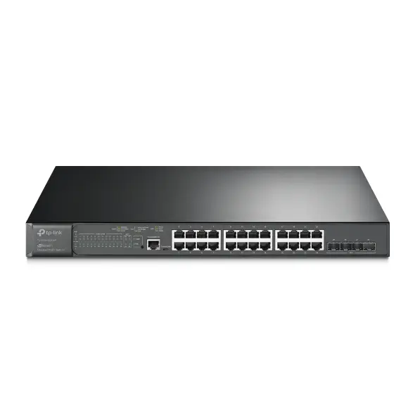 [TL-SG3428XMP] TP-Link TL-SG3428XMP Switch JetStream administrable 24 puertos Gigabit PoE+ con uplinks 10G