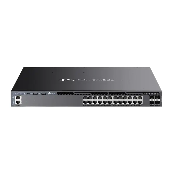 TP-Link SG6428XHP Switch JetStream administrable 24 puertos Gigabit PoE+ con uplinks 10G