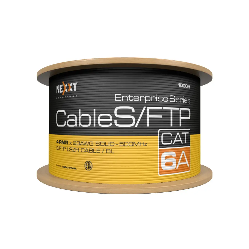 [AB357NXT01] Nexxt AB357NXT01 Cable U/UTP Cat6A interior caja 305 m Azul