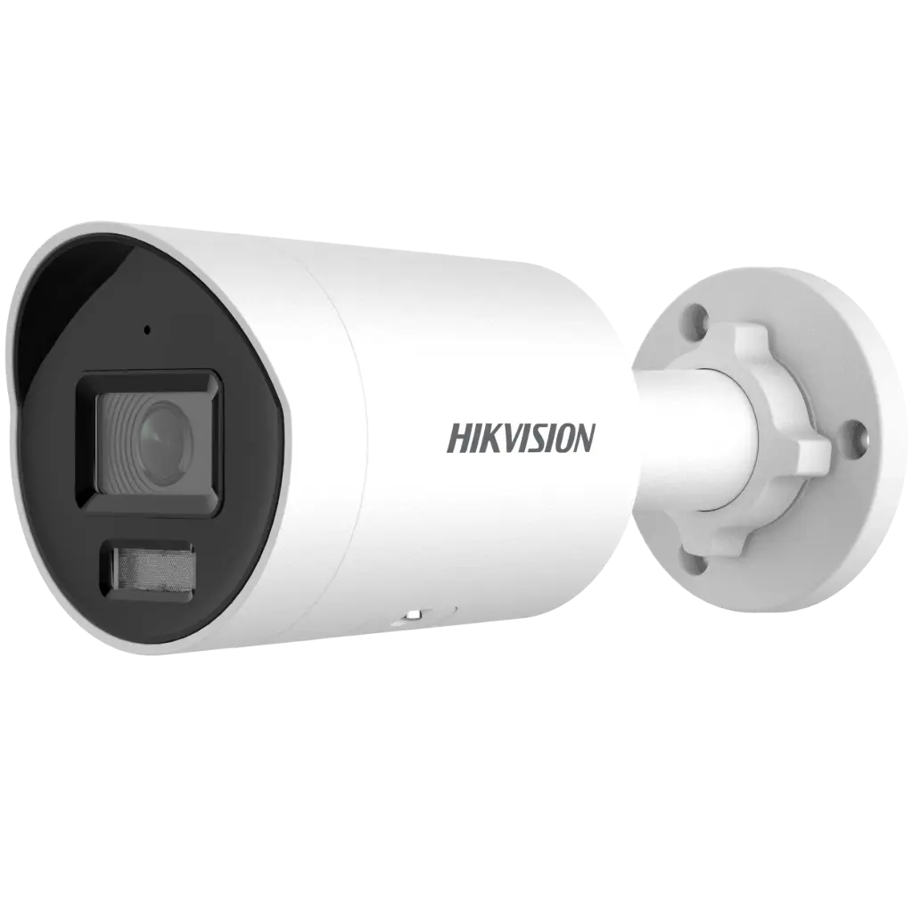 Hikvision DS-2CD2023G2-IU 2.8mm Cámara IP bullet 2MP AcuSense con micrófono