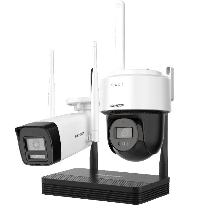 Hikvision NKS424W03H Kit CCTV WiFi con NVR y cámaras