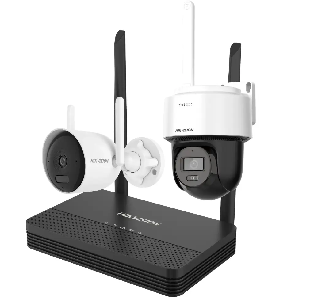 Hikvision NKS424WBPH Kit CCTV WiFi con NVR y cámaras