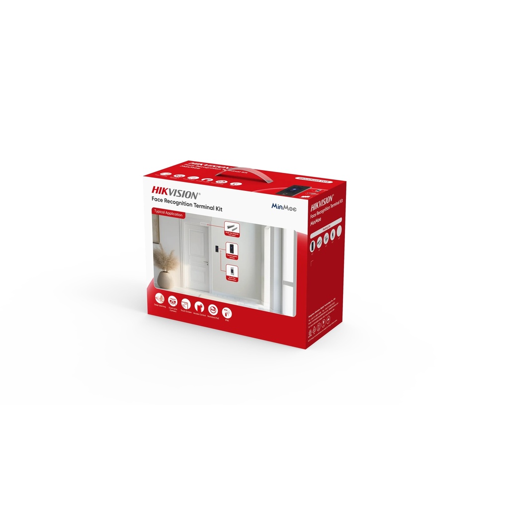 [DS-KAS342(O-STD)] Hikvision DS-KAS342(O-STD) Kit control de acceso facial con terminal y accesorios
