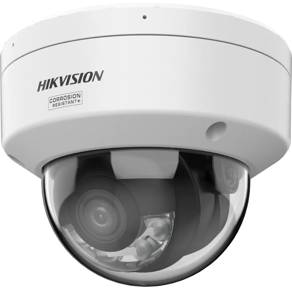 Hikvision DS-2CD2187G3-LIS2UY Cámara IP domo 8MP AcuSense con audio y luz híbrida