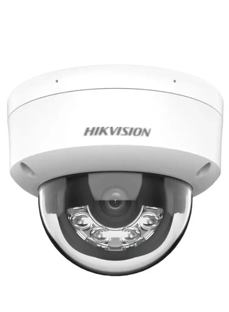 Hikvision DS-2CD2143G2-LI(S)(2U) Cámara IP domo 4MP AcuSense con audio y luz híbrida