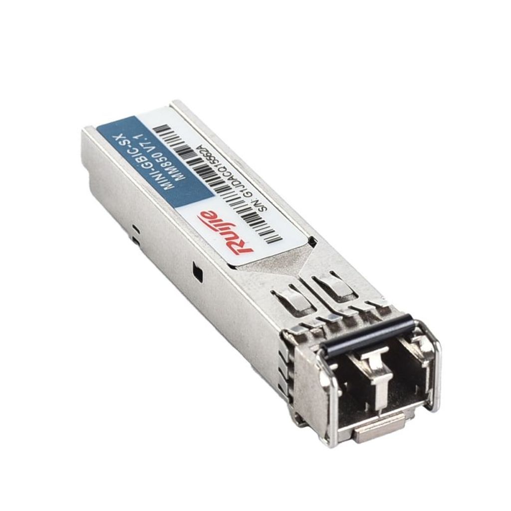 [MINI-GBIC-SX-MM850] Reyee MINI-GBIC-SX-MM850 Transceptor Mini-Gbic RUIJIE SFP 1GB Multimodo LC hasta 550m