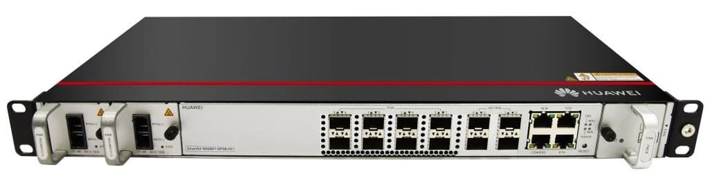 Huawei MA5801-GP08 OLT compacta 8 puertos GPON - Incluye 16 Modulos GPON C+