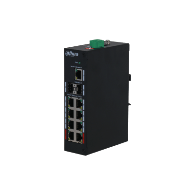 Dahua PFS3211-8GT-120 Switch de escritorio no administrado de 11 puertos con 8 puertos PoE