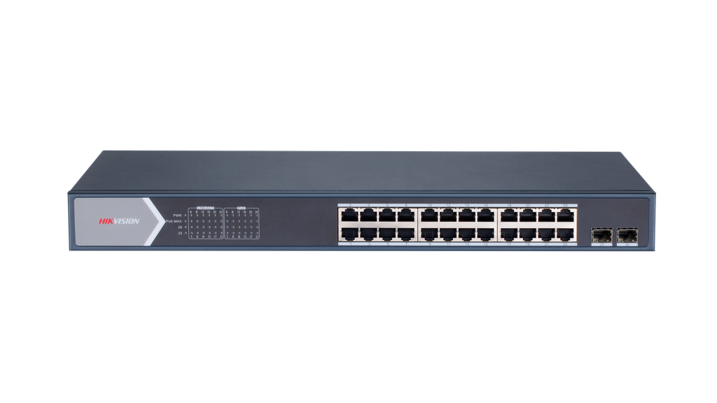 Hikvision Switch POE inteligente Gigabit de 24 puertos