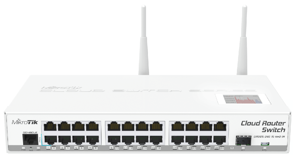 [CRS125-24G-1S-2HND-] MIKROTIK CRS125-24G-1S-2HND-In Switch Capa 3
