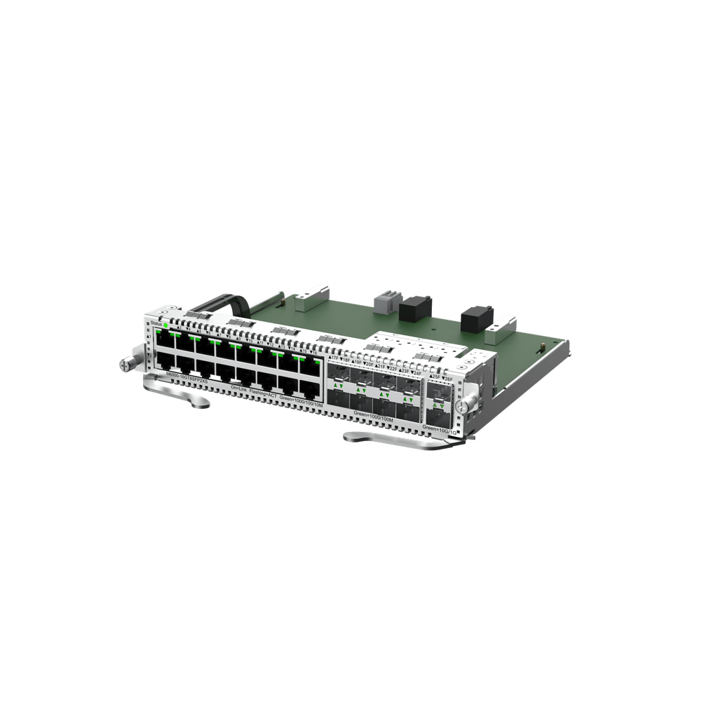 Reyee M6000-16GT8SFP2XS Slot Modular para NBS6002 con 16 puertos de cobre, 8 puertos SFP 1Gbps, 2 Puertos