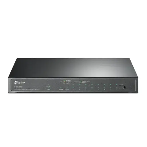 TP-Link TL-SG1210MPE Switch Gigabit 8 puertos PoE+ con 2 uplinks Gigabit