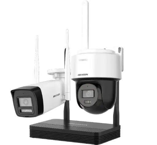Hikvision NKS424W03H Kit CCTV WiFi con NVR y cámaras