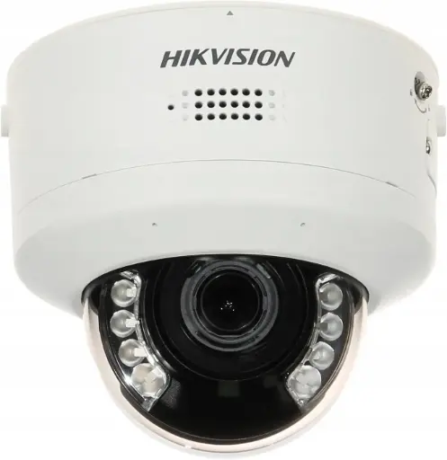 Hikvision DS-2CD2747G2H-LIPTRZS2U/SL Cámara IP domo 4MP varifocal motorizada AcuSense con audio y luz híbrida